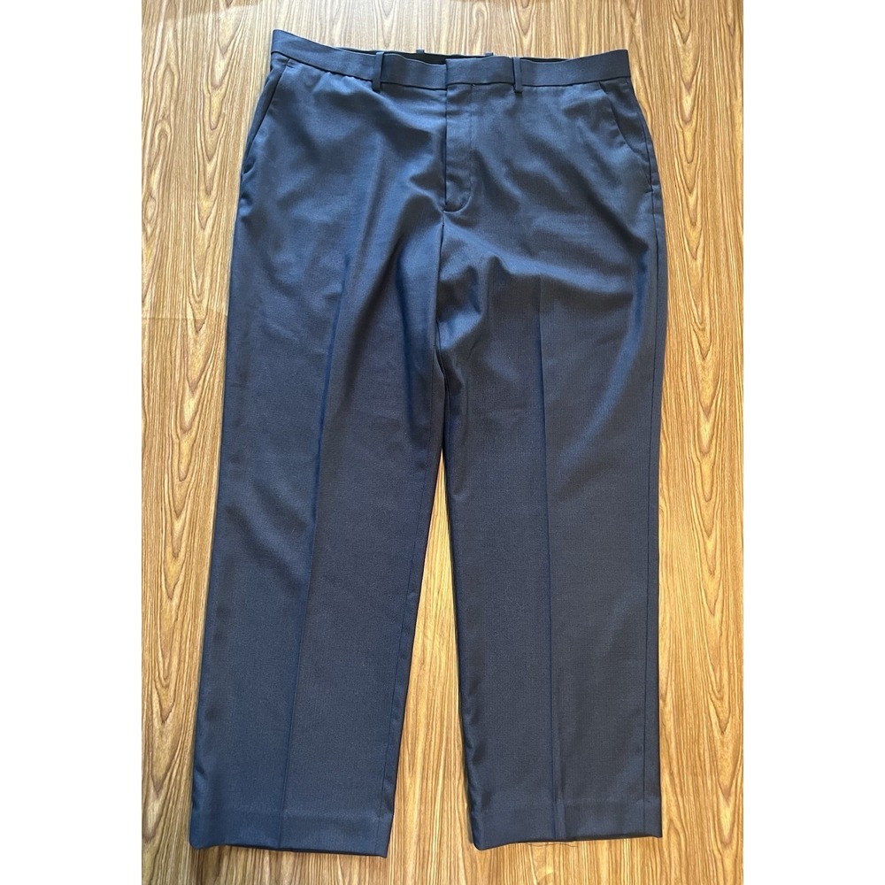 Perry Ellis Portfolio Mens Navy Flex Stretch Dress Pants Size 38x29